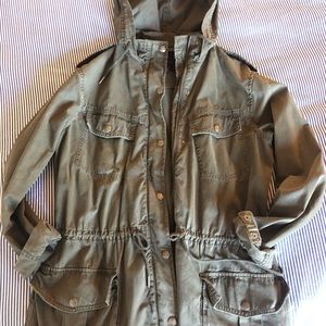 Aritzia olive army jacket